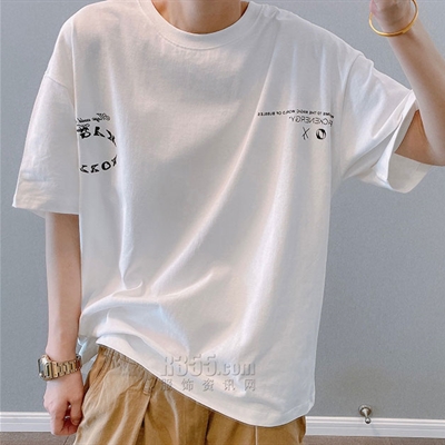 市场上装-T恤-微潮T恤