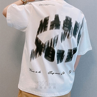 市场上装-T恤-微潮T恤