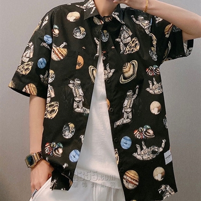 市场上装-衬衫-微潮衬衫