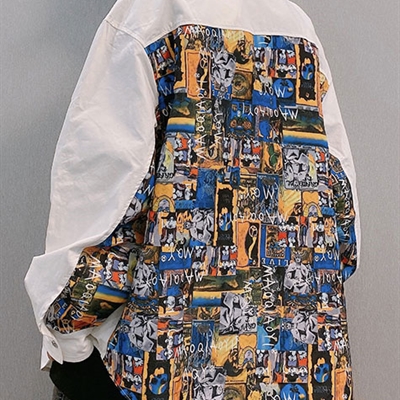 市场上装-衬衫-微潮衬衫