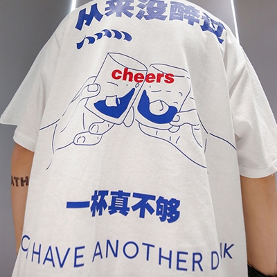 市场上装-T恤-微潮T恤