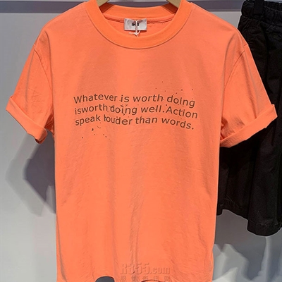 市场上装-T恤-休闲T恤【实拍】