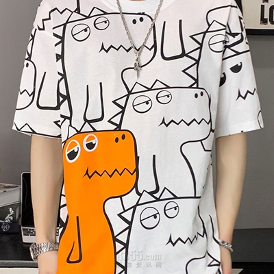 市场上装-T恤-微潮T恤