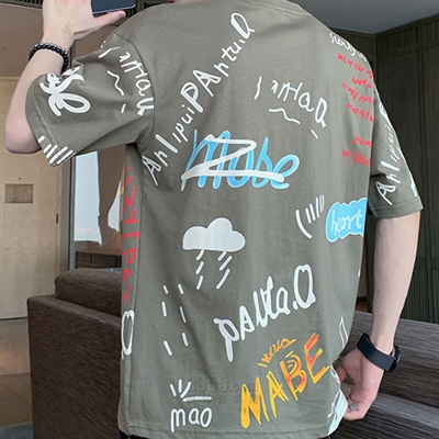 市场上装-T恤-微潮T恤