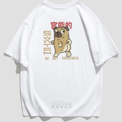 市场上装-T恤-微潮T恤