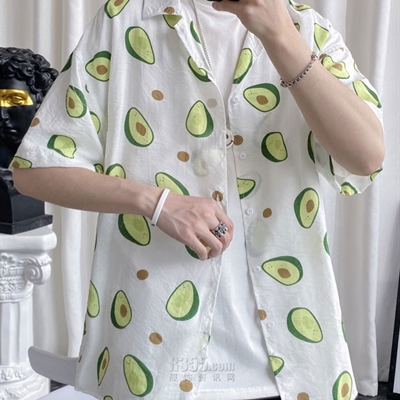 市场上装-衬衫-微潮衬衫