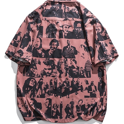 市场上装-衬衫-微潮衬衫