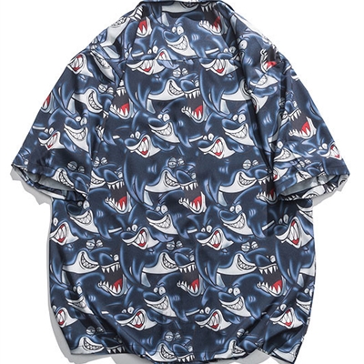 市场上装-衬衫-微潮衬衫