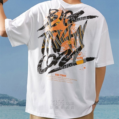 市场上装-T恤-微潮T恤