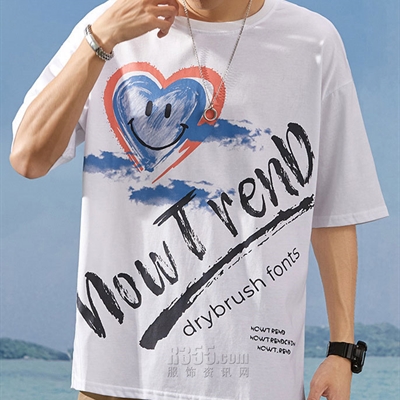 市场上装-T恤-微潮T恤