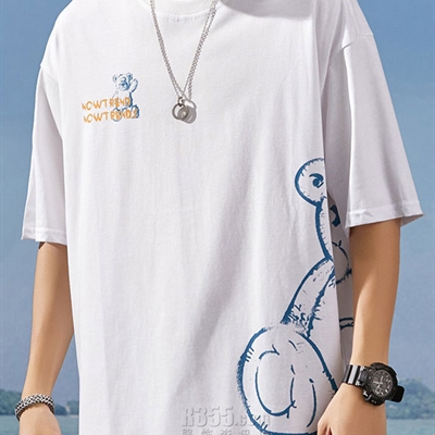 市场上装-T恤-微潮T恤