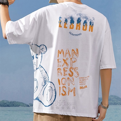 市场上装-T恤-微潮T恤