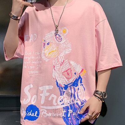 市场上装-T恤-微潮T恤