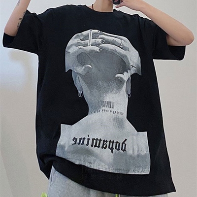 市场上装-T恤-微潮T恤