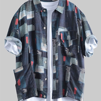 市场上装-衬衫-休闲衬衫