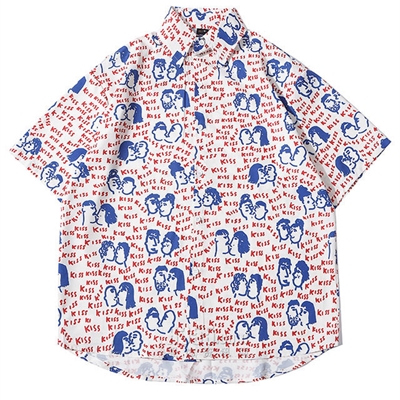 市场上装-衬衫-微潮衬衫