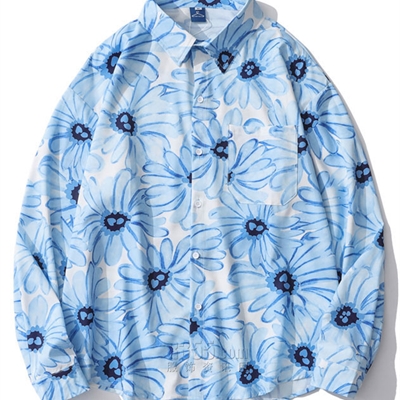 市场上装-衬衫-微潮衬衫