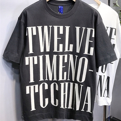 市场上装-T恤-微潮T恤【实拍】