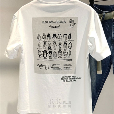 市场上装-T恤-休闲T恤【实拍】