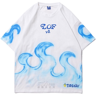 市场上装-T恤-微潮T恤