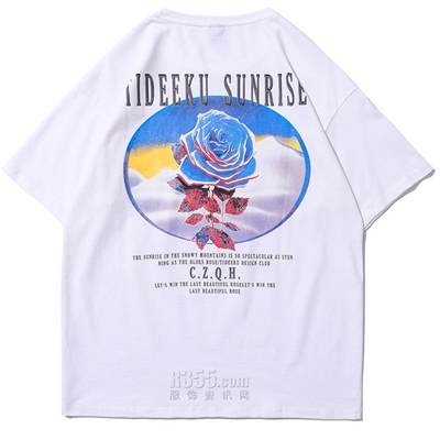 市场上装-T恤-微潮T恤