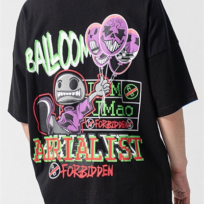 市场上装-T恤-微潮T恤