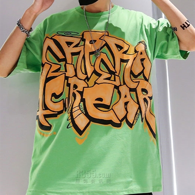 市场上装-T恤-微潮T恤