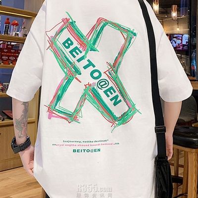 市场上装-T恤-微潮T恤