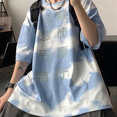 市场上装-T恤-微潮T恤