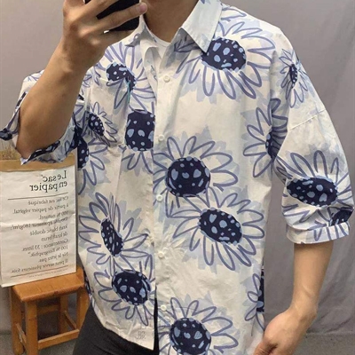 市场上装-衬衫-微潮衬衫