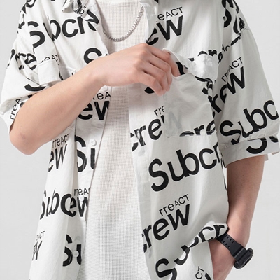 市场上装-衬衫-微潮衬衫