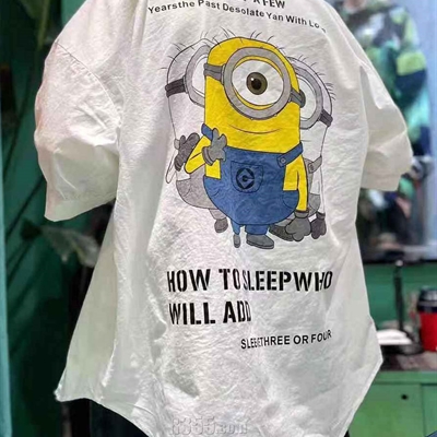 市场上装-衬衫-微潮衬衫