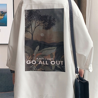 市场上装-衬衫-微潮衬衫