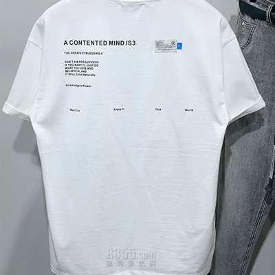 市场上装-T恤-休闲T恤【实拍】