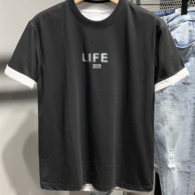 市场上装-T恤-休闲T恤【实拍】