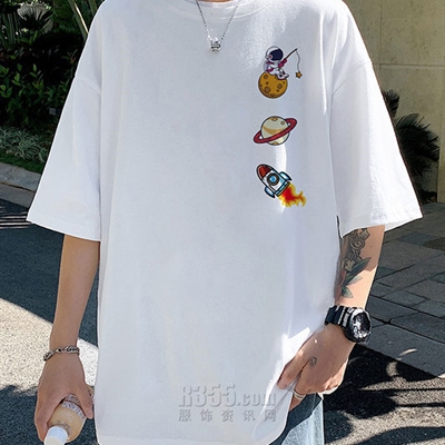 市场上装-T恤-微潮T恤