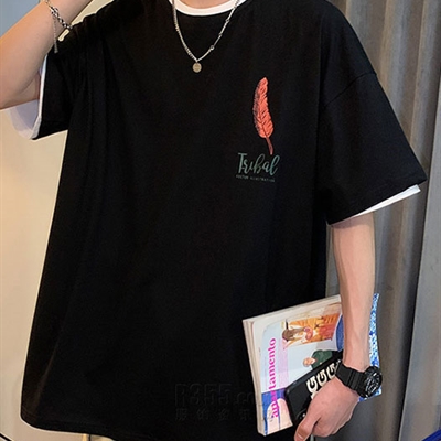 市场上装-T恤-微潮T恤