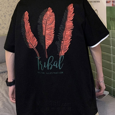 市场上装-T恤-微潮T恤