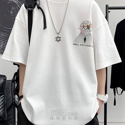 市场上装-T恤-微潮T恤