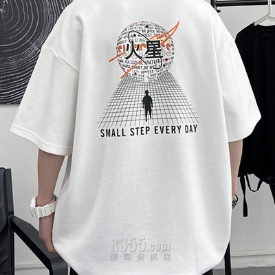 市场上装-T恤-微潮T恤