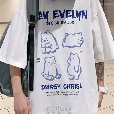 市场上装-T恤-微潮T恤