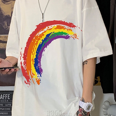 市场上装-T恤-微潮T恤