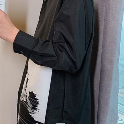 市场上装-衬衫-微潮衬衫