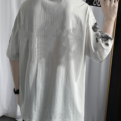 市场上装-T恤-微潮T恤