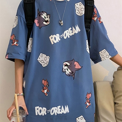 市场上装-T恤-微潮T恤