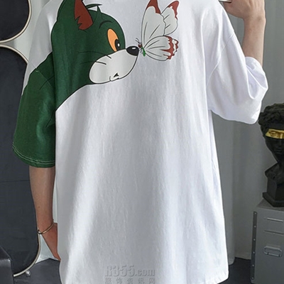 市场上装-T恤-微潮T恤