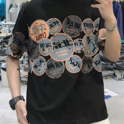 市场上装-T恤-微潮T恤