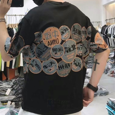 市场上装-T恤-微潮T恤