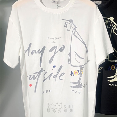 市场上装-T恤-微潮T恤【实拍】