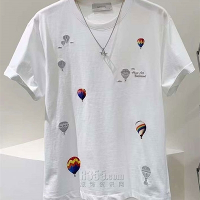 市场上装-T恤-休闲T恤【实拍】